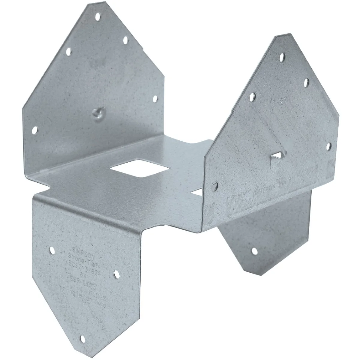 Secure Simpson Strong-Tie 18 ga Z-Max BCS Post Cap Base Crafted