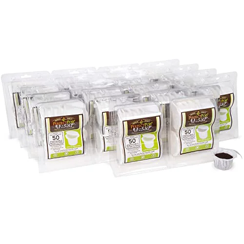 Classic EZ Cup Paper Filters with Lid for Reusable Coffee Pods 18 Count Expertly Made