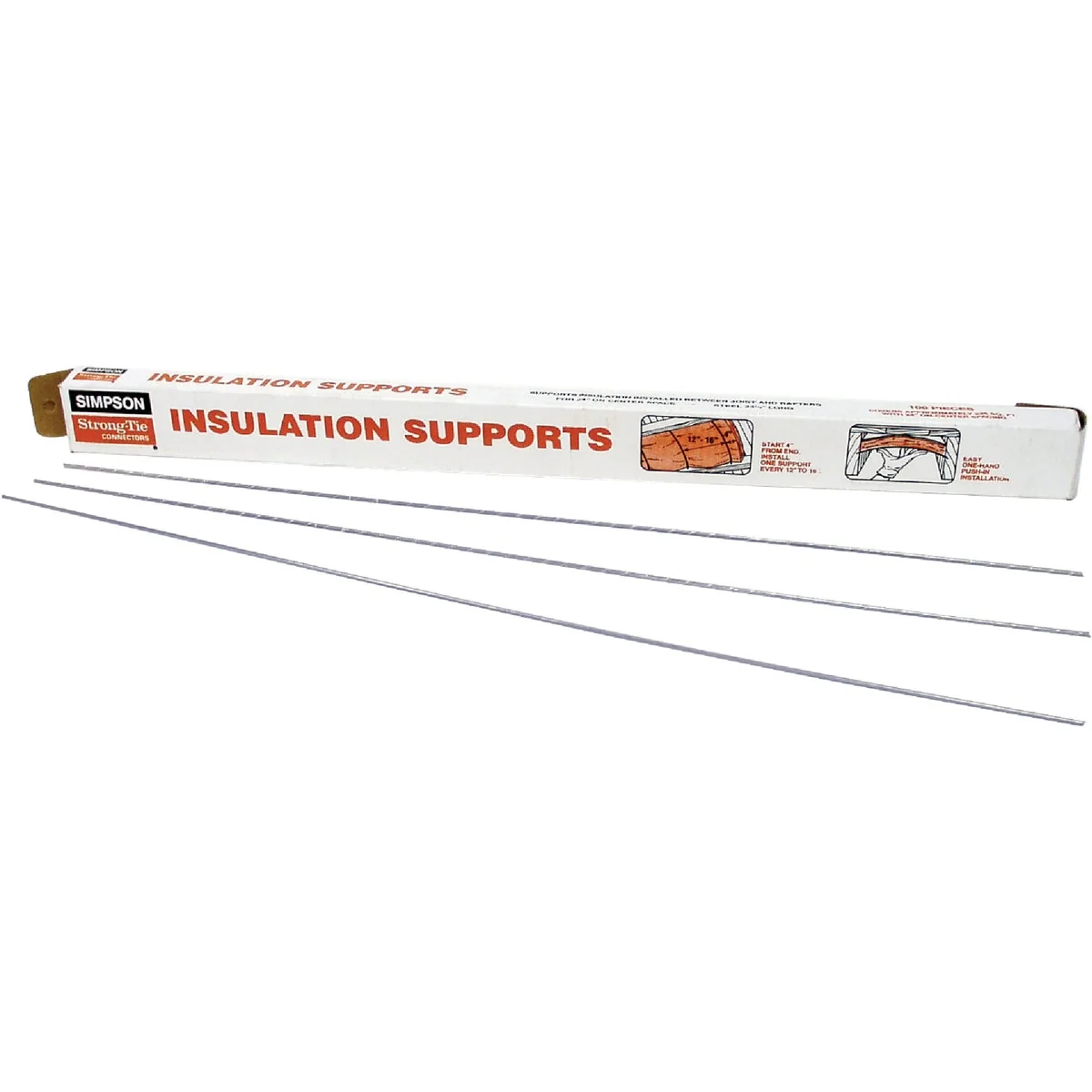 Exclusive Simpson Strong-Tie 24 In. 14-Gauge Insulation Support Traditional