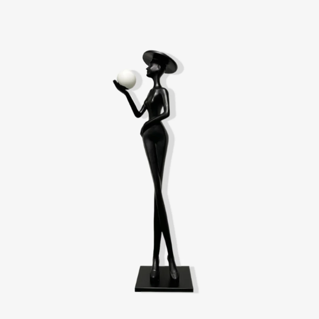 Specialty Greeter Art Floor Lamp Expertly Made