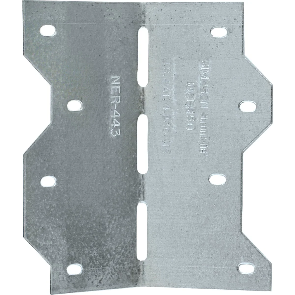 Original Simpson Strong-Tie Galvanized Steel 4-7 8 In. 18 ga Adjustable Framing L-Angle Prestigious