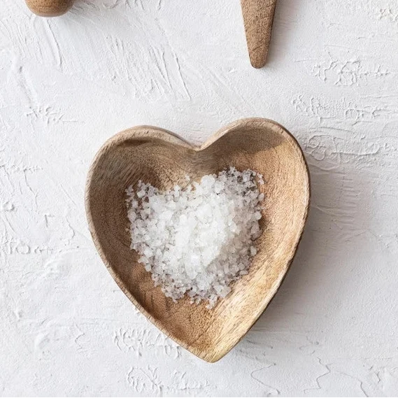Official Heart Dish Mango Wood Natural World-Class