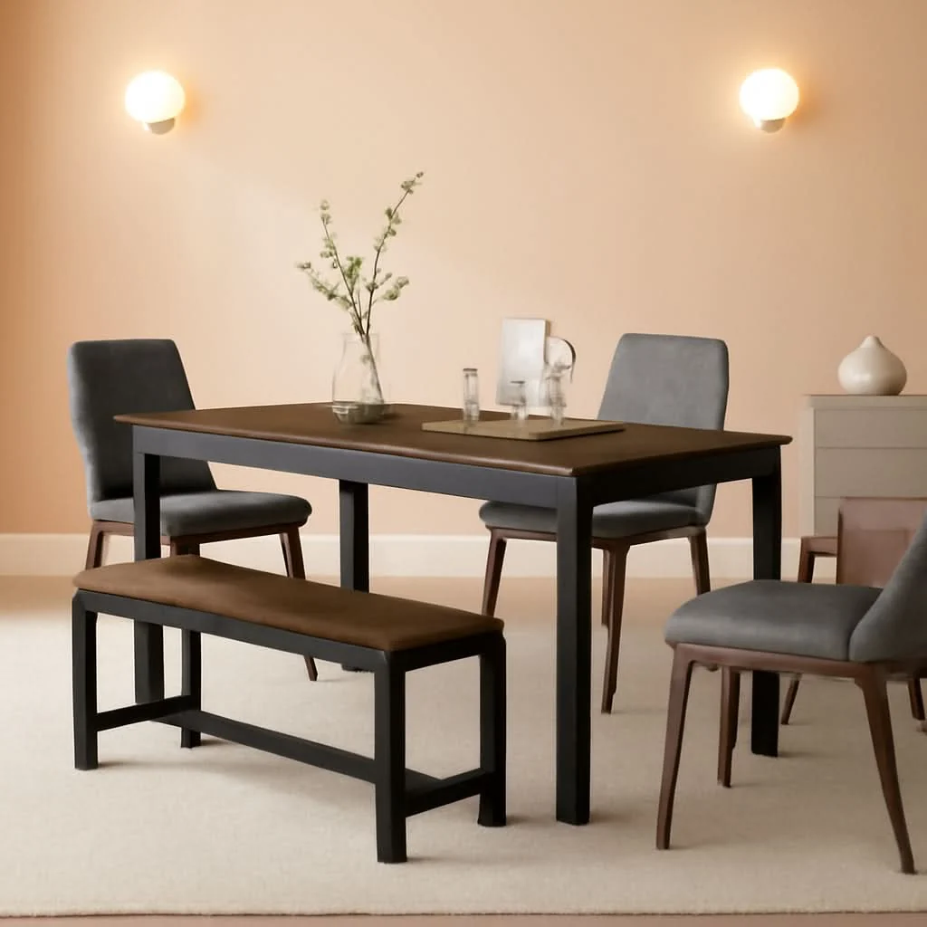 Fast 71 Inch Dining Table With Metal Legs Elegant Quality High-Quality
