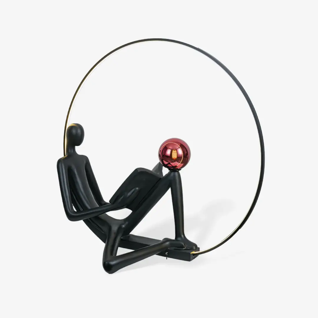 Next-Generation Thinker Sculpture Floor Lamp High-End