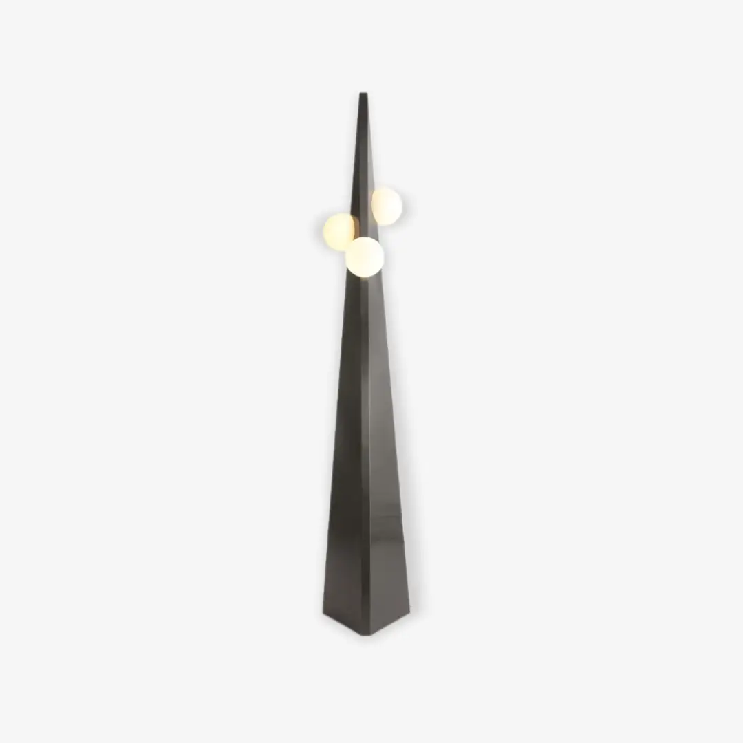 Powerful Triangular Tower Floor Lamp Consistent