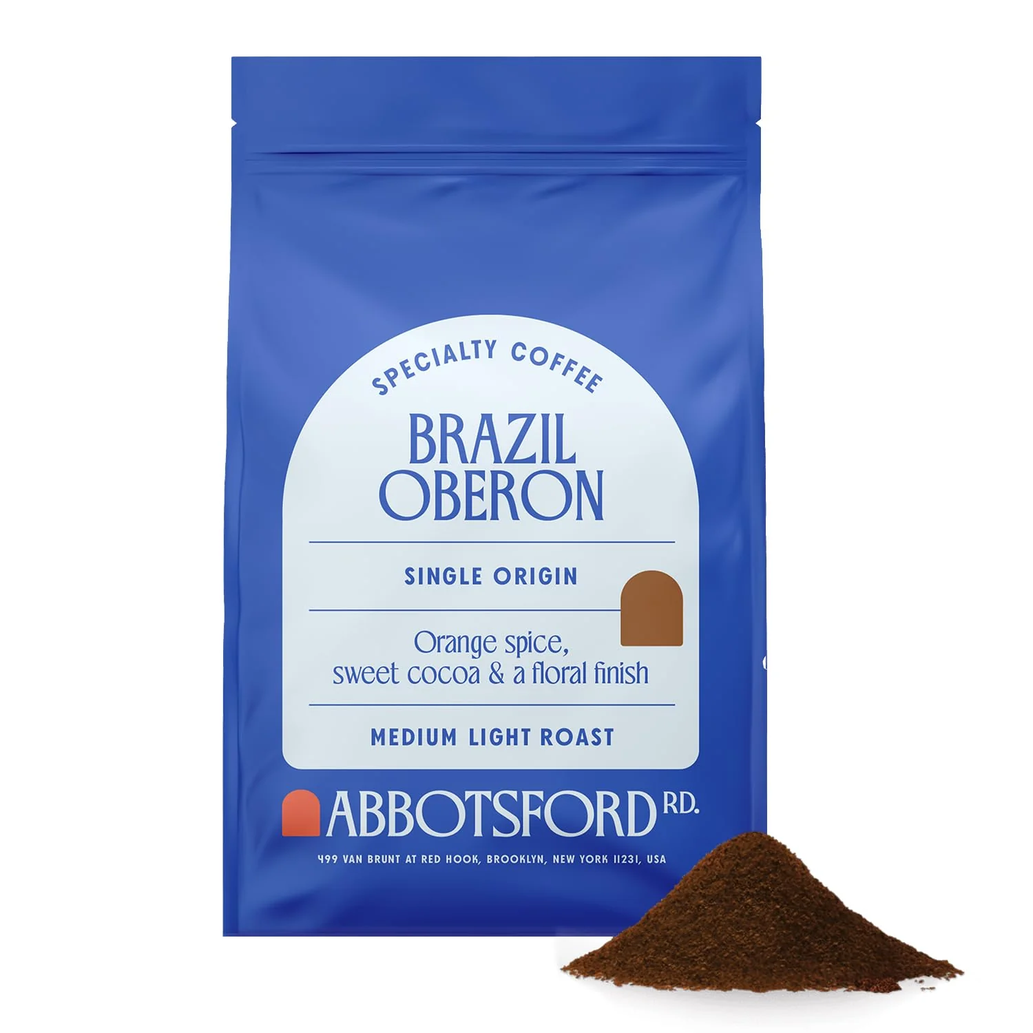 Exceptional Brazil Oberon Ground Coffee Medium Light Roast Ground Coffee with Orange Spice Cocoa 12 oz Brazilian Coffee Bag Single Origin from Cerrado Specialty