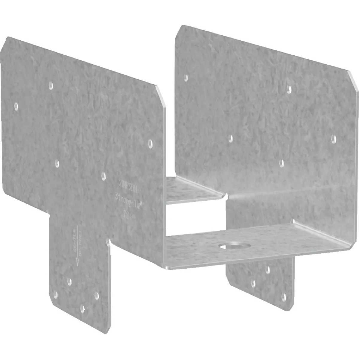 Safe Simpson Strong-Tie 4 In. x 4 In. 16 ga Galvanized Post Cap Crafted
