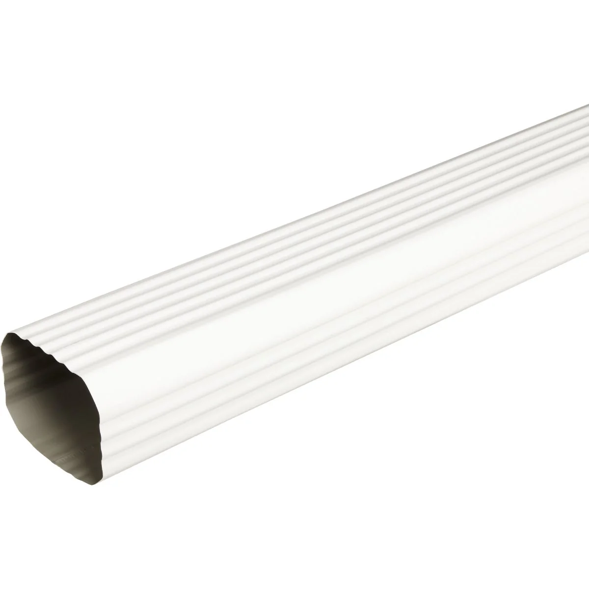 Flexible Spectra Metals 2 In. x 3 In. White Aluminum Downspout Original
