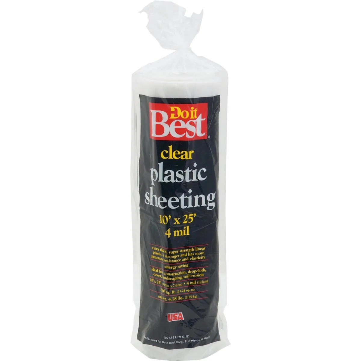 Next-Generation Do it 10 Ft. X 25 Ft. Clear 4 Mil. Poly Film Sheeting Official