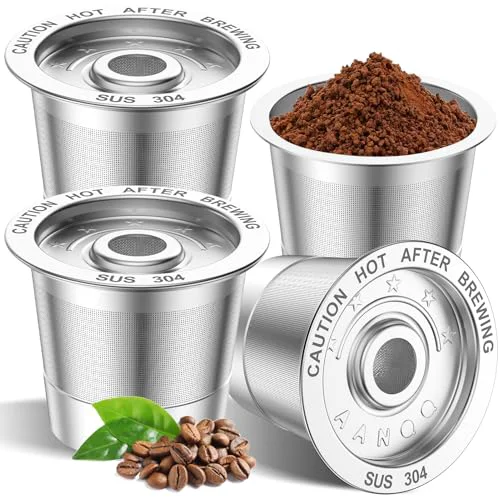 Classic 4 Pack Reusable K Cup Pods for Keurig 4 Count Smooth