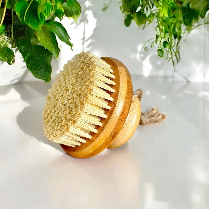 Safe Bamboo Body Dry Brush Lightweight