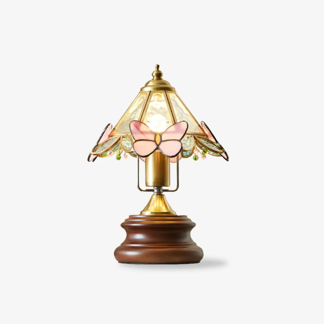 Stylish Butterfly Glass Table Lamp High-Grade