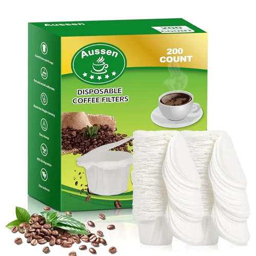 High-Performance Disposable Coffee Paper Filters 200 Count Recyclable