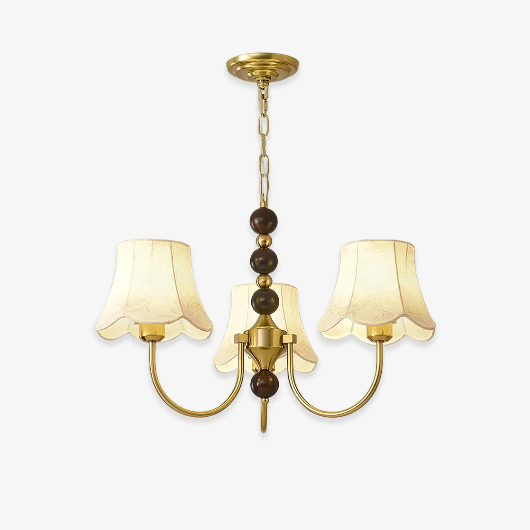 Breathable Luxury Orchid Fabric Chandelier Original Design