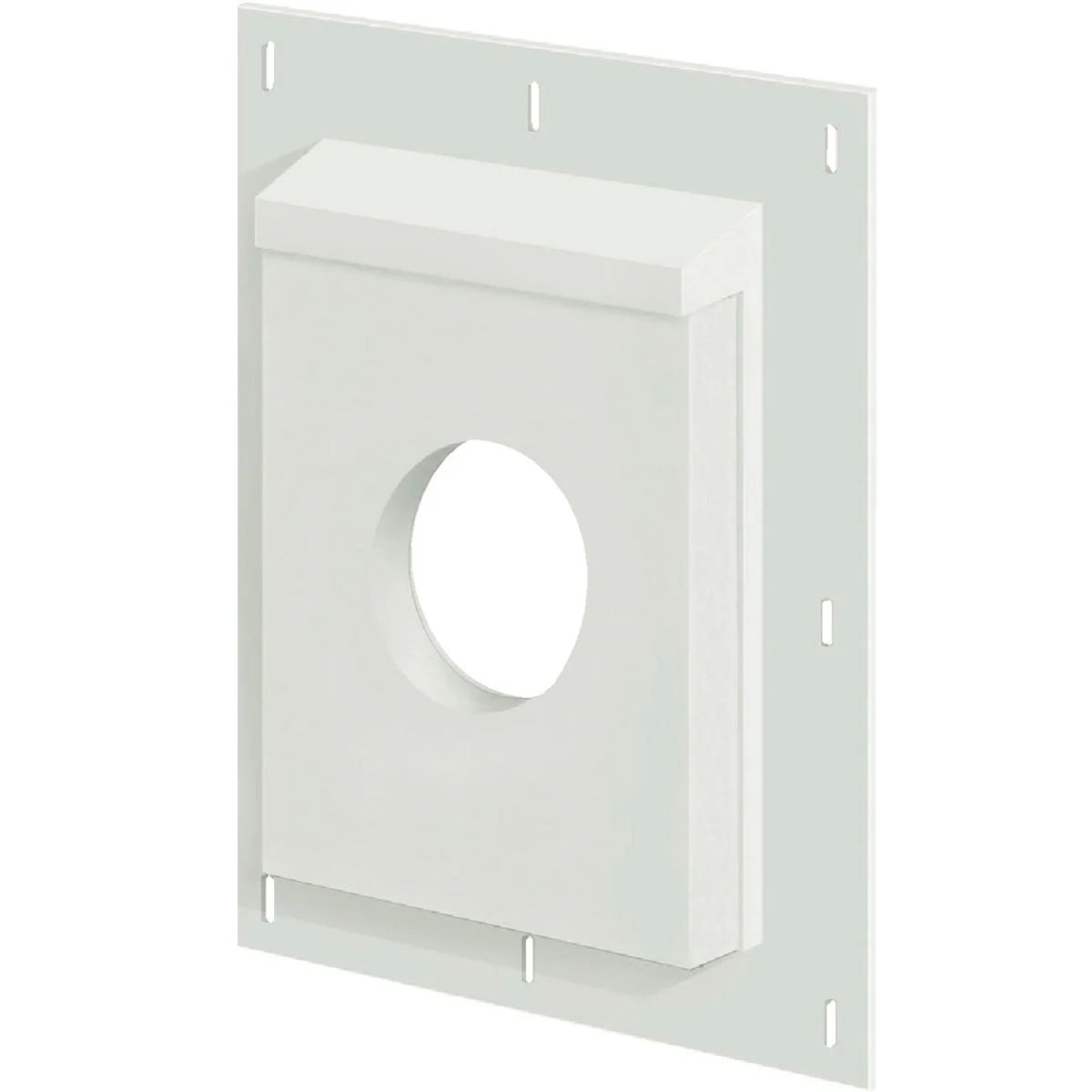 Dependable Builders Edge Sturdimount 8-1 2 x 11 Arctic White Fiber Cement Mounting Blocks Practical