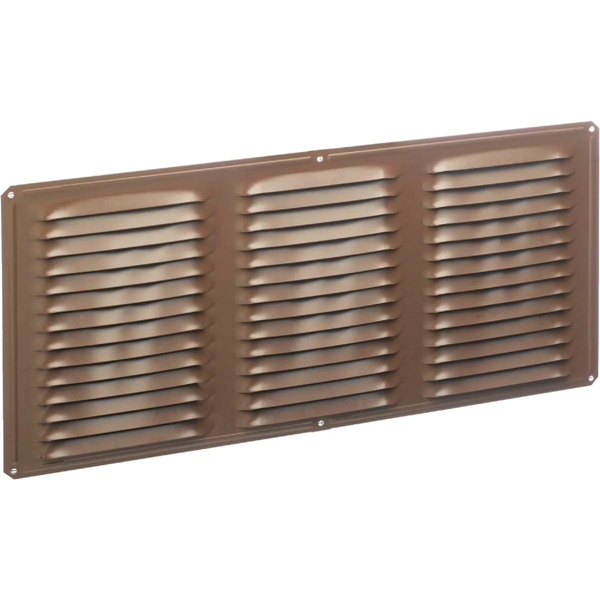 Easy-to-Use Air Vent 16 In. x 6 In. Brown Aluminum Under Eave Vent Superior