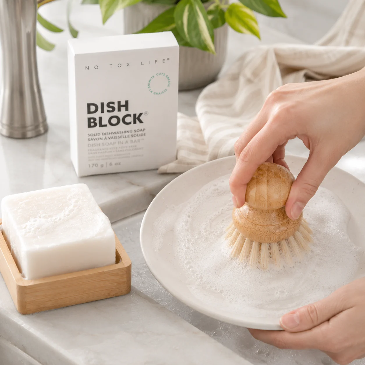 Excellent Solid Dish Soap Plastic- Dishwashing Bar Expertly Made