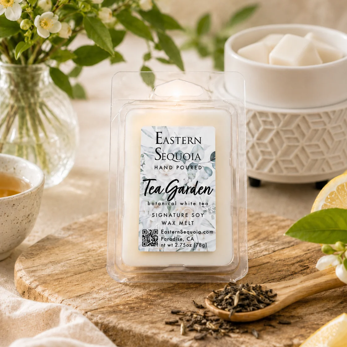 Natural Tea Garden Wax Melts Sophisticated