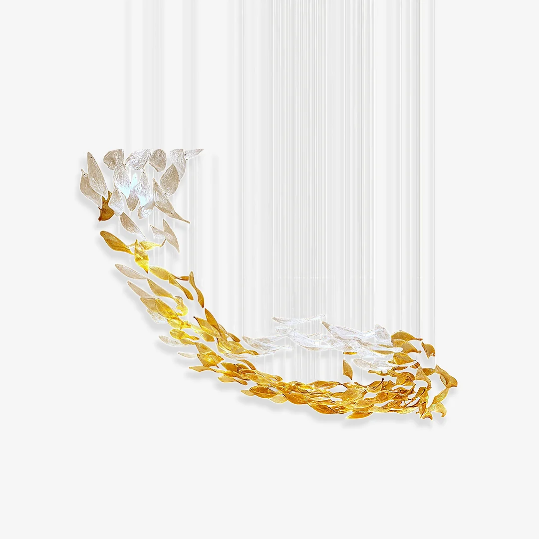 Trendy Aurora Stream Chandelier High-End