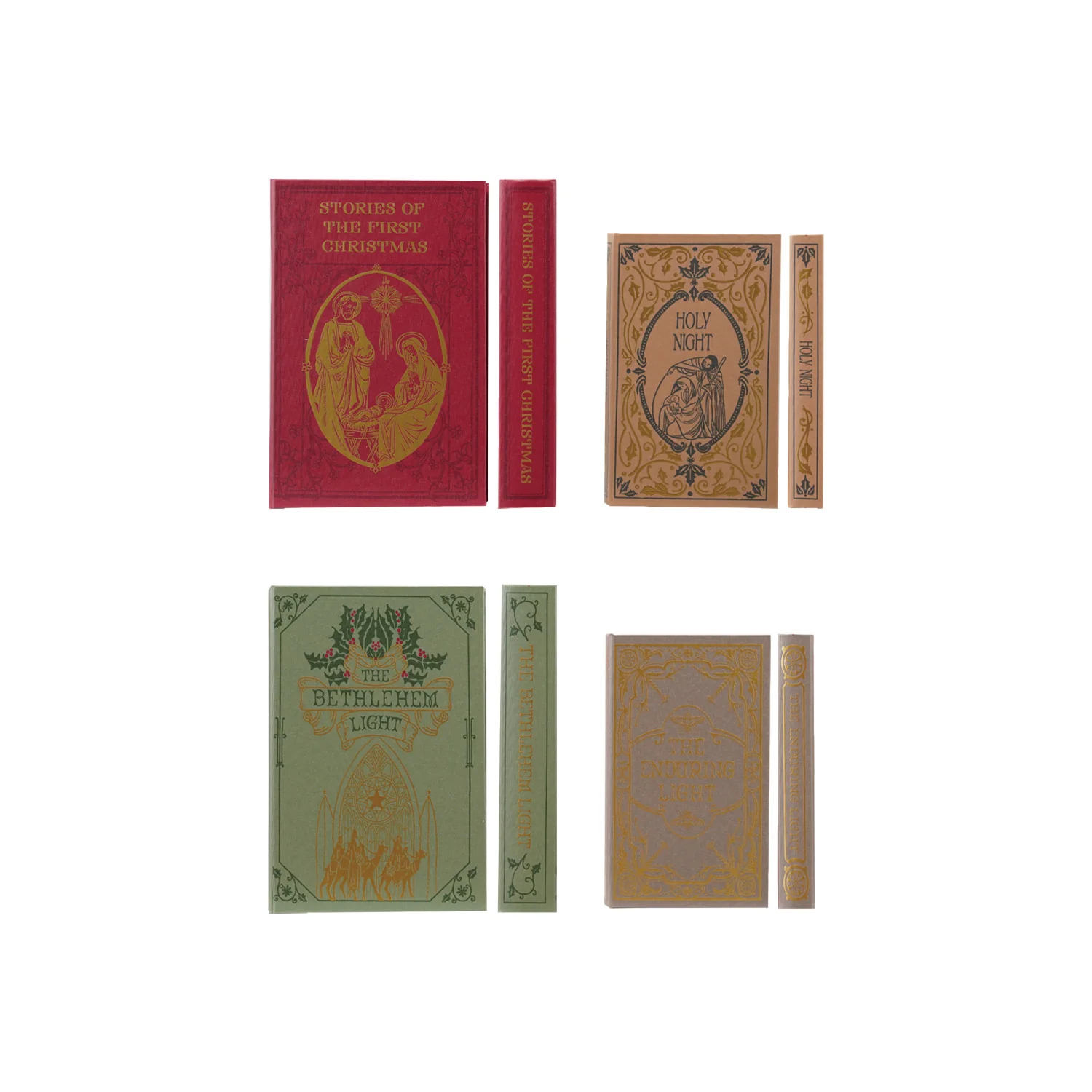 Responsible Vintage Christmas Book Storage Box Sustainable