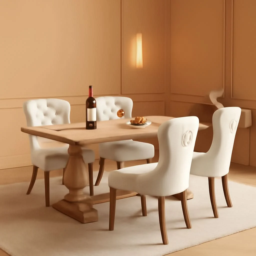 Elegant Velvet Dining Chairs Set Of 4 With Solid Wood Frames First-Class