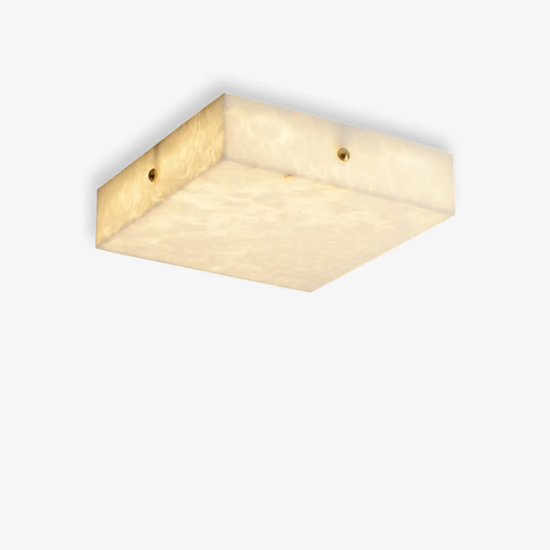 Stylish Alabaster Square Ceiling Light Verified