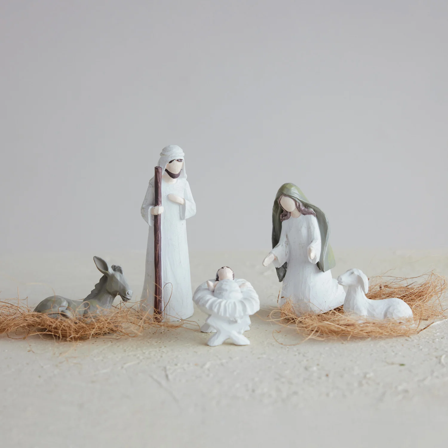 Prestigious Artisan Resin Nativity Set Elite