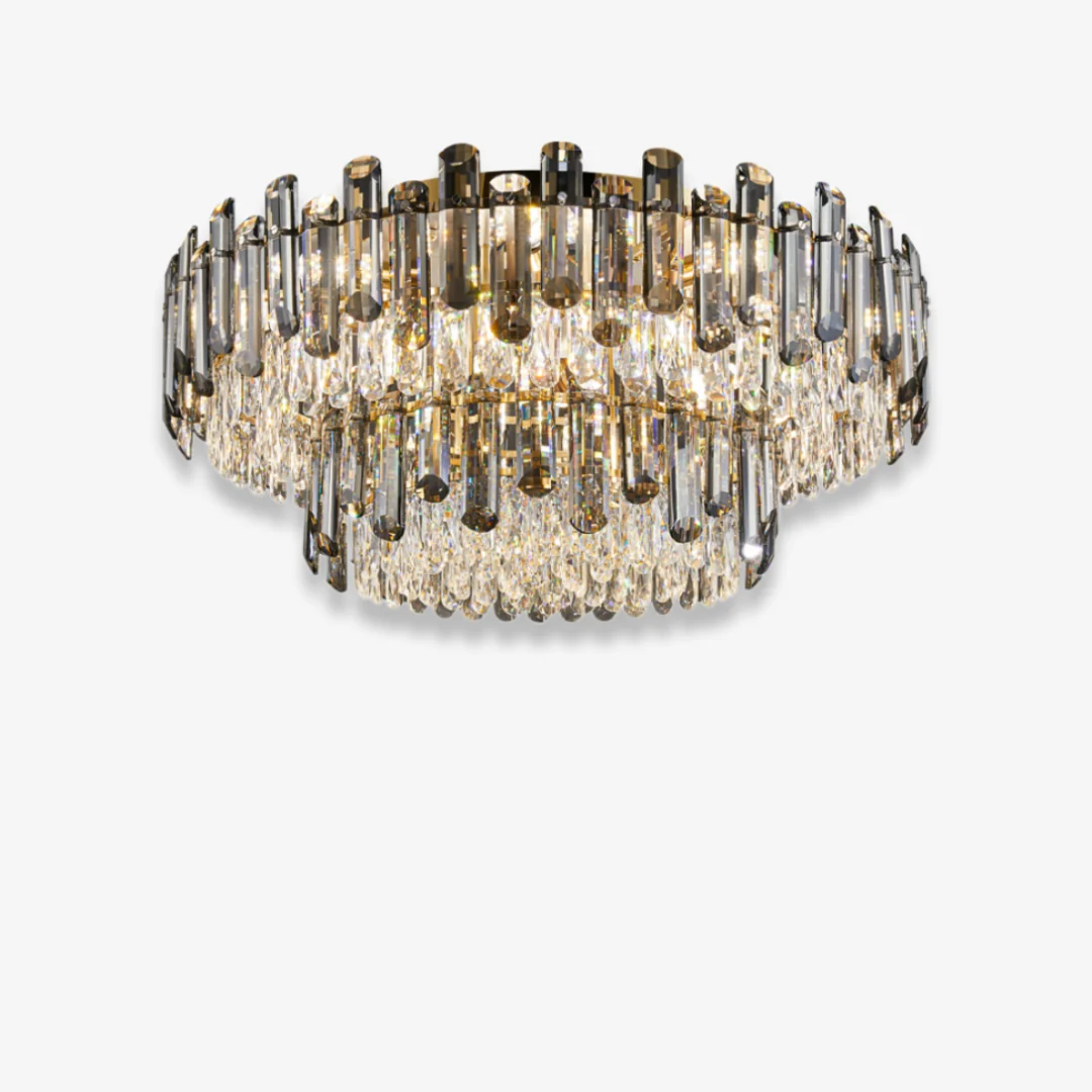 Safe Mori Crystal Ceiling Light Powerful