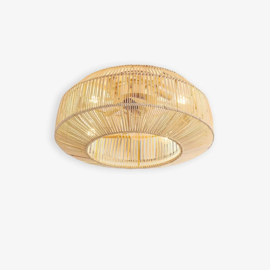 Detailed Rattan Ceiling Fan With Light Trusted