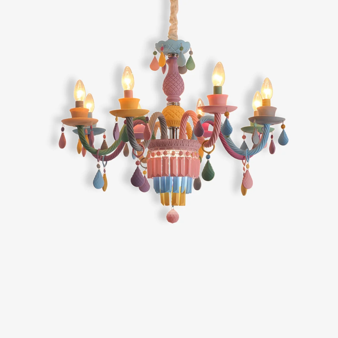 Smart Children Colorful Chandelier Clean