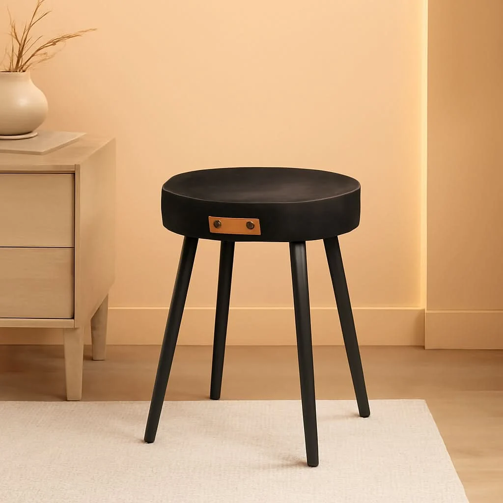 Smart Dining Chairs Ink Black 19 Inch Tall Set Of 2 Sturdy Luxury