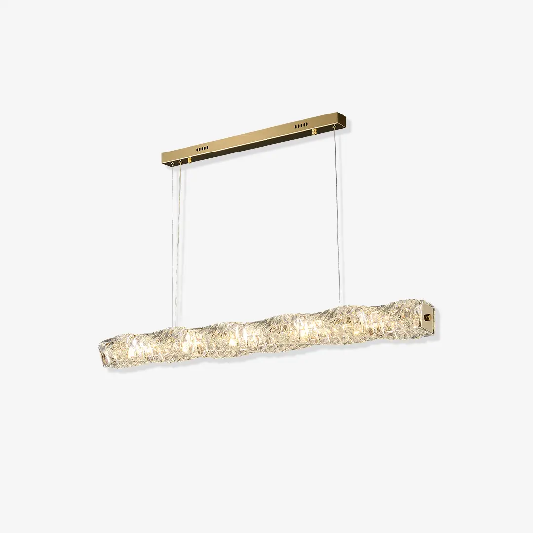 Efficient Long Crystal Chandelier Smart