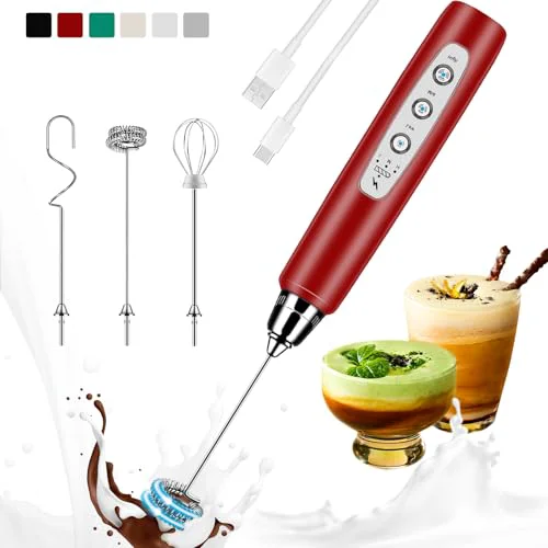 Elegant Milk Frother Handheld Rechargeable Flexible