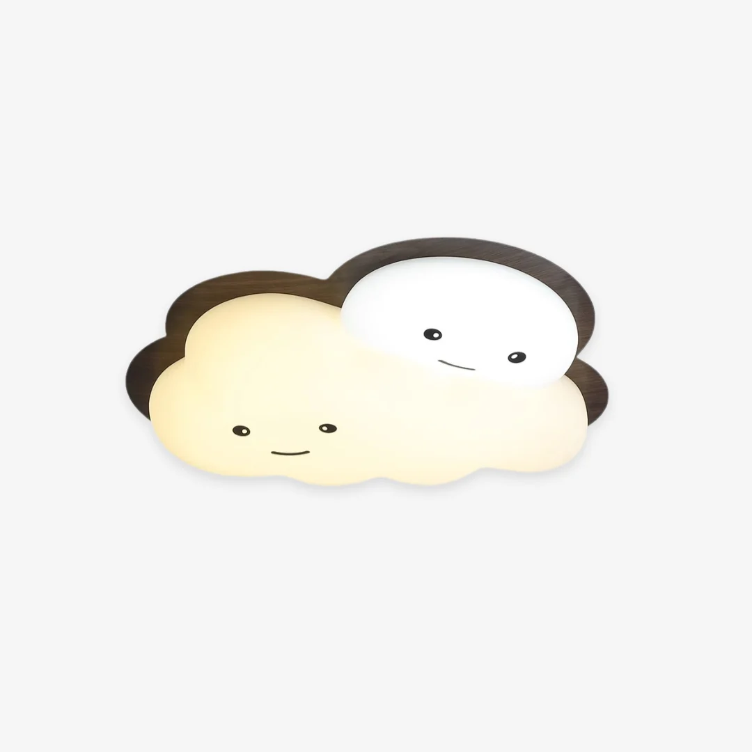 Fashionable Smiley Cloud Ceiling Lamp Solid