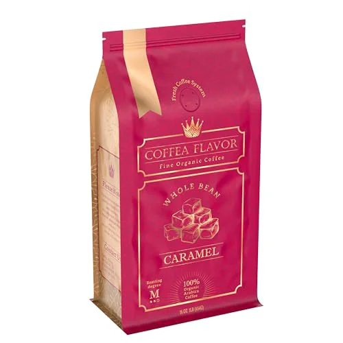 Sophisticated Organic Whole Bean Coffee Medium Roast 16 Ounce Practical