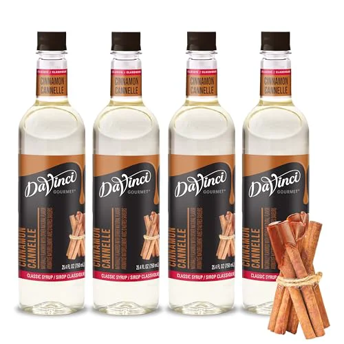 Convenient Classic Cinnamon Syrup 101.6 Fl Oz Secure