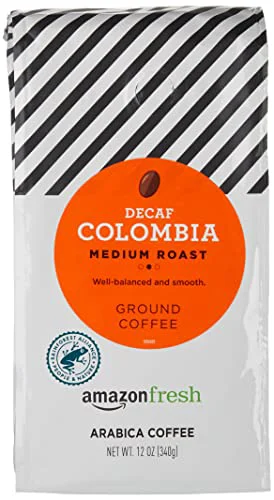 Powerful Decaf Colombia Ground Coffee 36 Ounce Sustainable