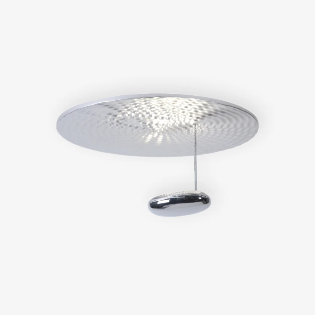 Smooth Bean Sprout Ceiling Lamp Natural