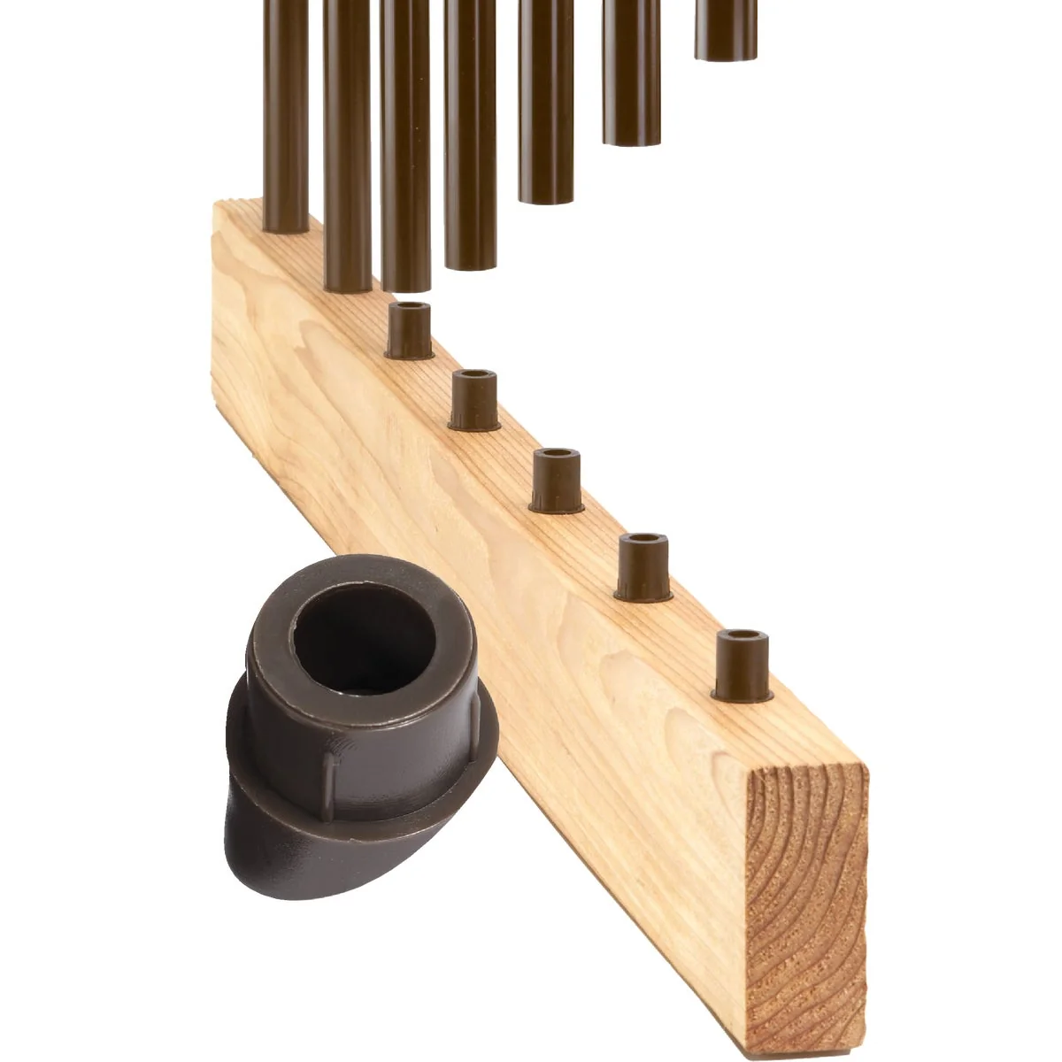 Practical Deckorators Bronze Plastic Classic Stair Baluster Connector 20-Pack