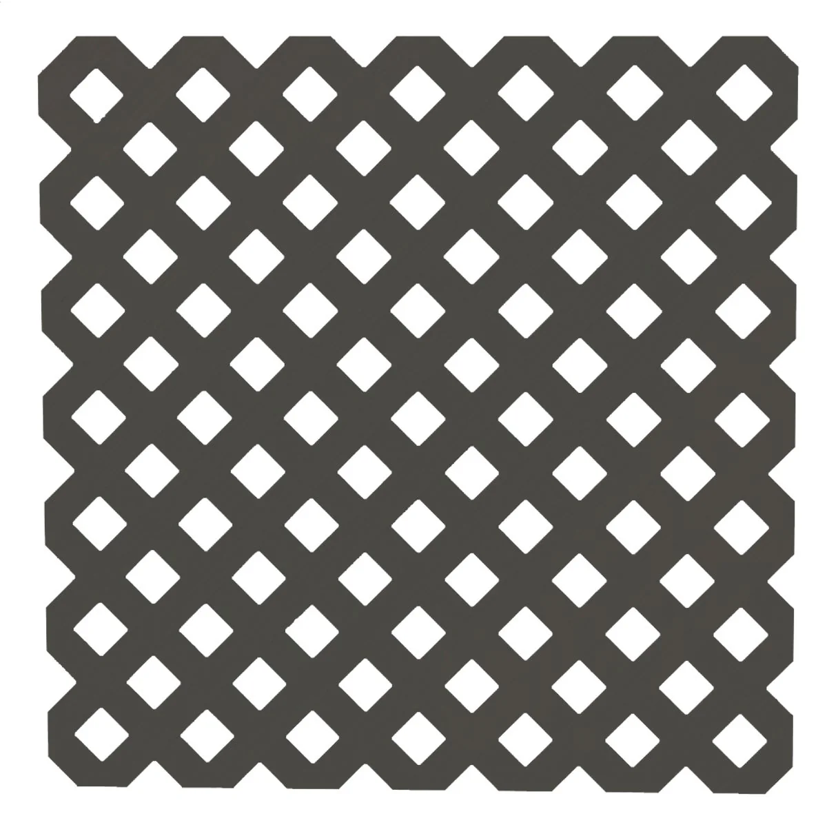 Long-Lasting Dimensions 4 Ft. W x 8 Ft. L x 3 16 In. Thick Black Vinyl Privacy Lattice Panel Eco-Friendly