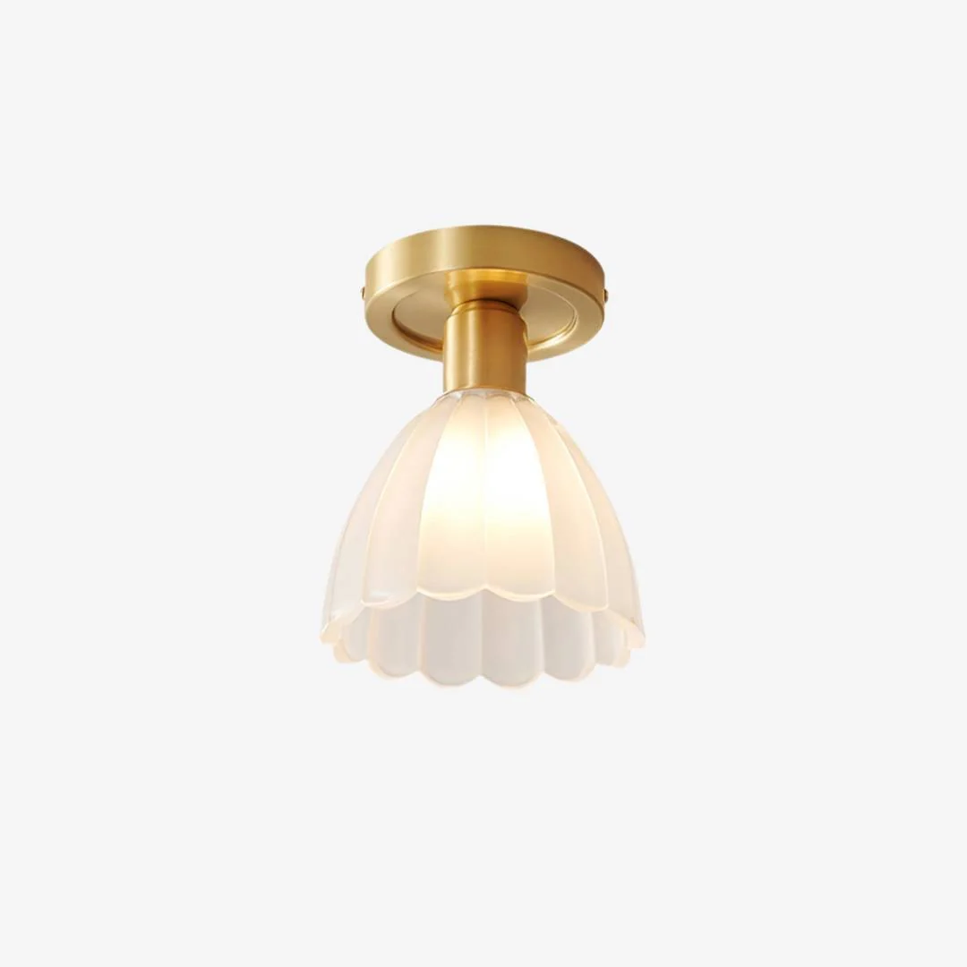 Organic Lubhe Glass Ceiling Light Carefully Designed