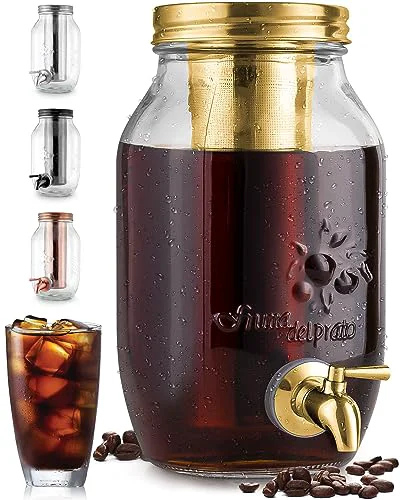Certified 1.5 Liter Cold Brew Coffee Maker with EXTRA Eco-Friendly