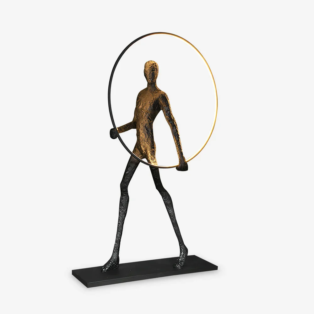 Fine Achat Sculpture Floor Lamp Genuine