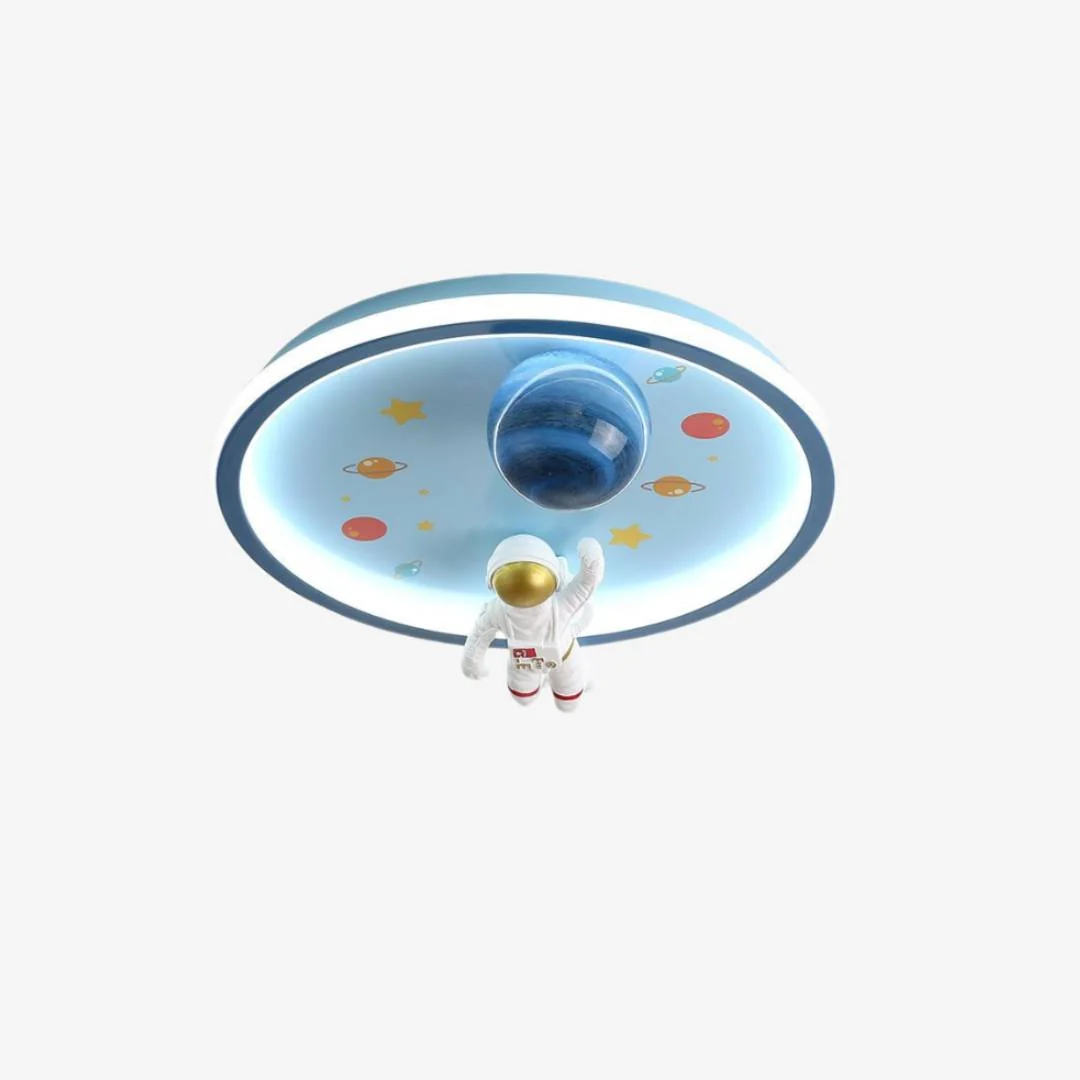 Safe Astronaut Planet Ceiling Lamp Smart