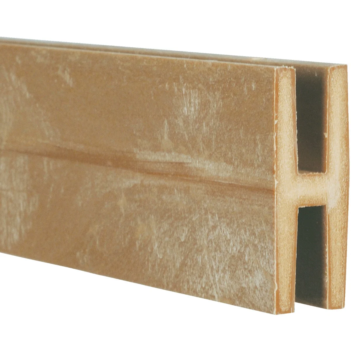 Unique Dimensions 2-1 8 In W x 95-1 2 In L x 3 4 D Cedar Vinyl Panel H-Divider Modern