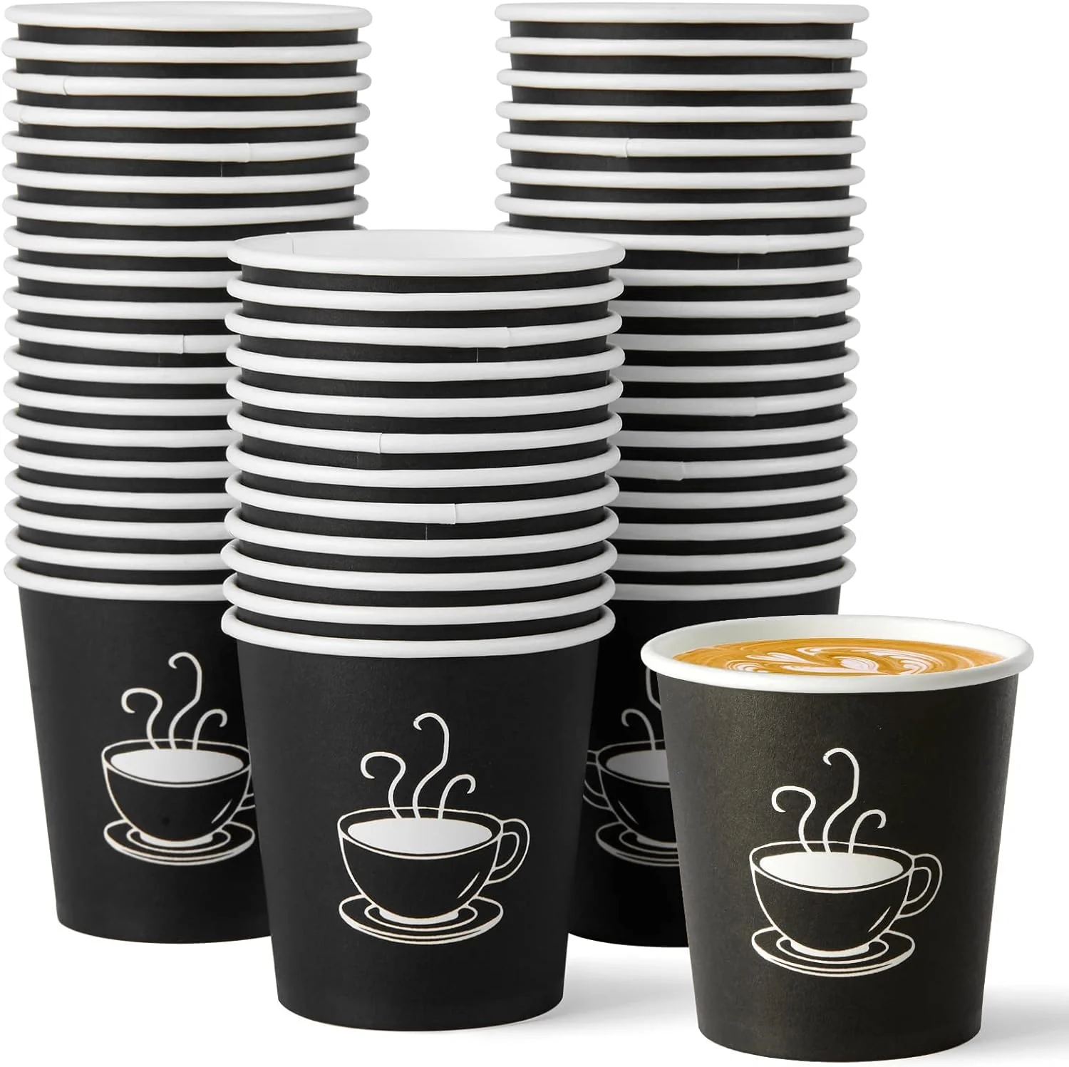 High-Quality 600 Pack 4 oz Paper Cups Small Disposable Coffee Cups Paper Espresso Cups Hot Cold Drinking Cups for Party Picnic Travel and Events Excellent