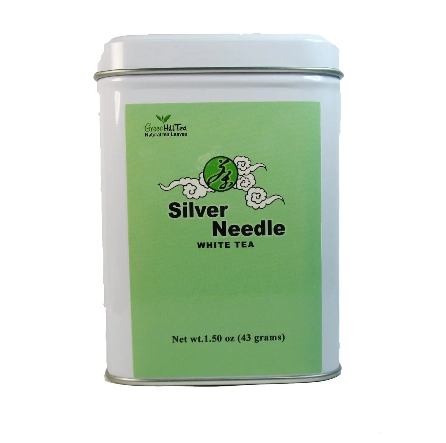 World-Class Silver Needle White Tea Premium White Tea white tea with all tippy – 1.5 Oz in Tea Tin Contemporary
