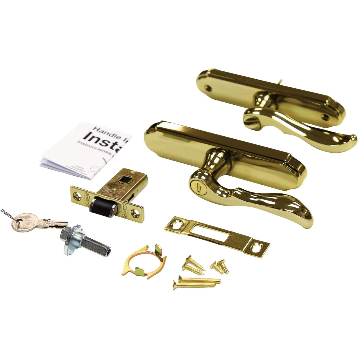 Smart Larson M2 Brass Storm Door Leverset Fashionable