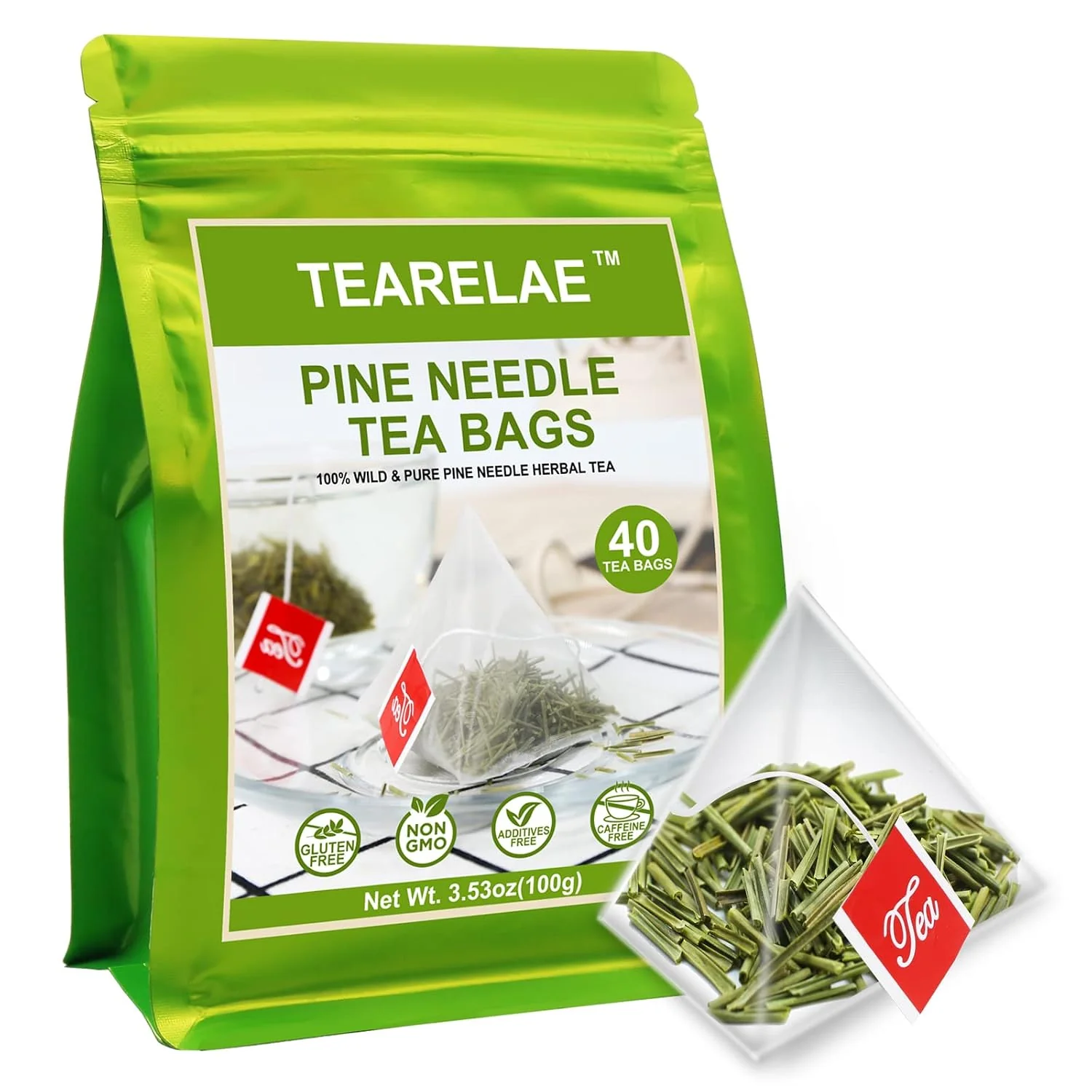 Official Masson Pine Needle Tea Bags – Caffeine- Herbal Reusable