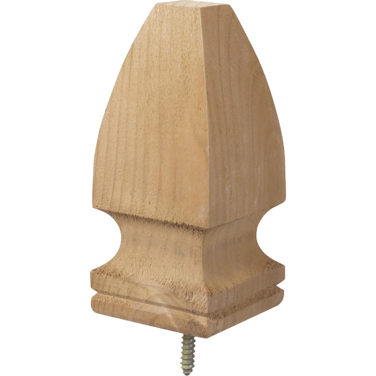 Prestigious ProWood 3-1 8 In. x 6-3 4 In. Treated Wood Gothic Post Cap Breathable